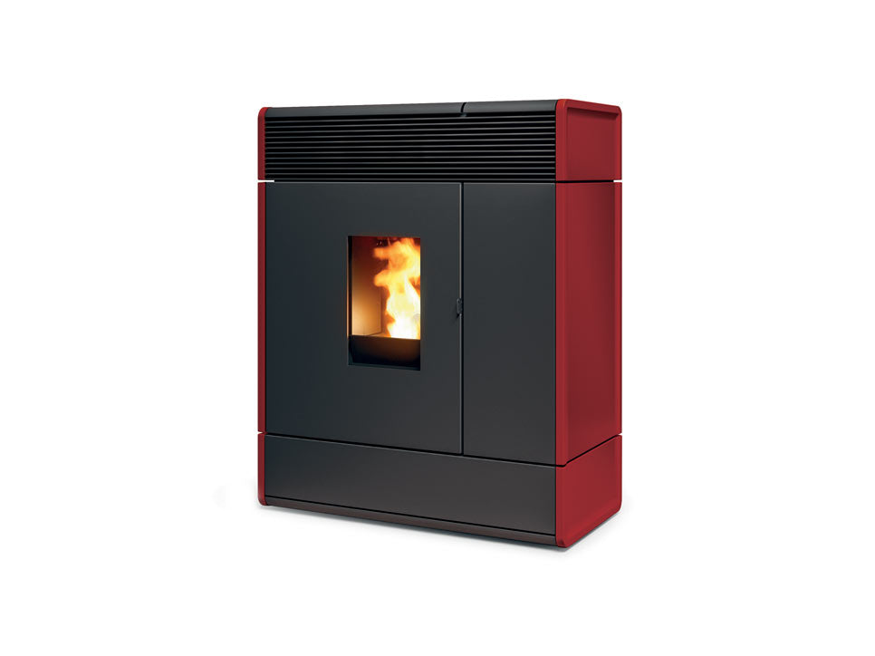 Termostufa a Pellet Slim MCZ Aki Hydromatic 24 R Maestro Plus Da 24 Kw Vari Colori
