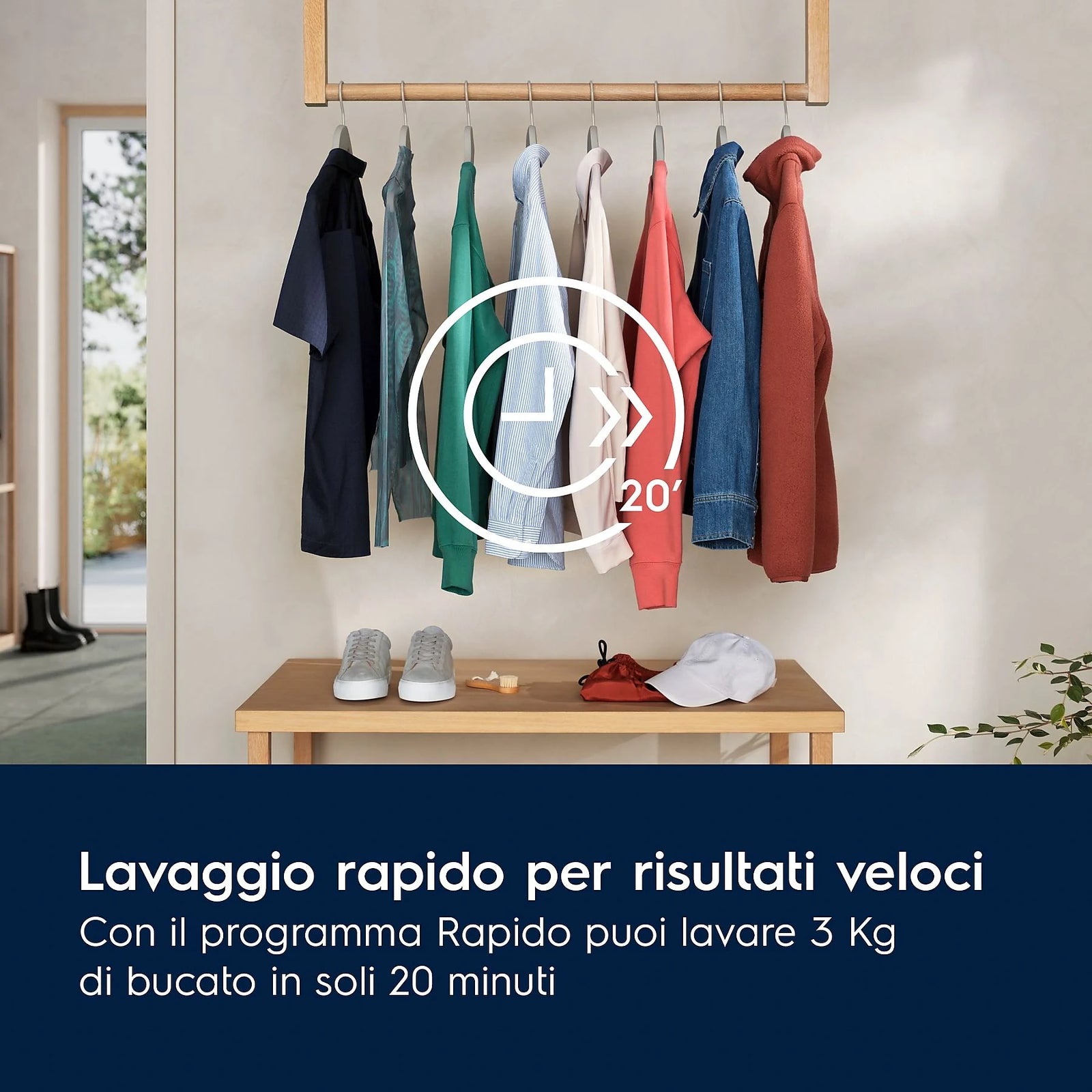 Lavatrice Libera Installazione Caricamento Frontale Electrolux SensiCare 600 EW6F19G 9 kg Bianco Classe A
