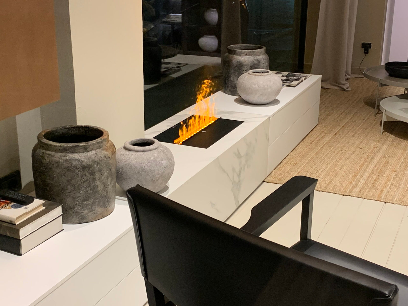 Camino Elettrico ad Acqua MaisonFire Modello BRACE 50 Multicolore (Idraulico)