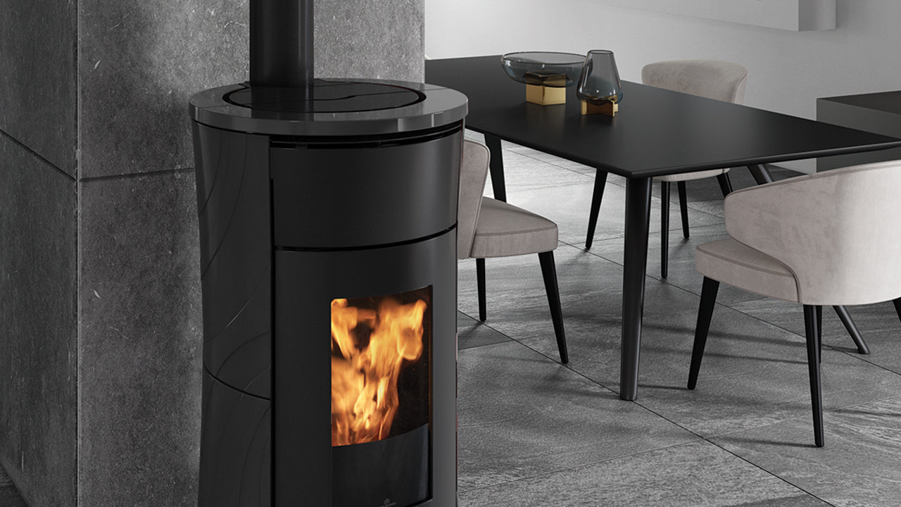 Stufa a Pellet Canalizzabile EdilKamin Modello Cherie 11+ Evo TOP Da 11 Kw - Vari Colori
