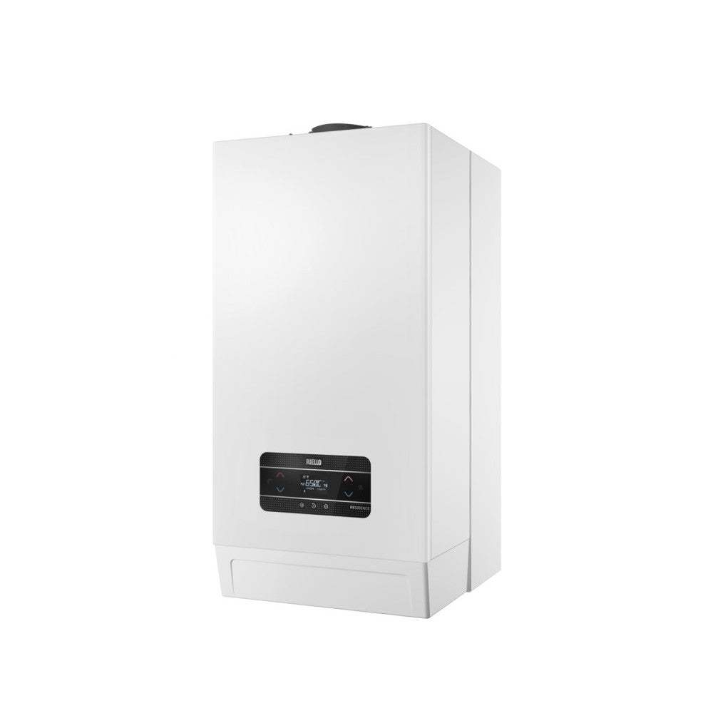 Riello Residence Aqua 25 BIS Condensing Boiler with 25 kW Storage Tank, Code 20212846 - Complete with Flue Gas Exhaust Kit