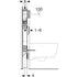 Réservoir encastré Geberit Combifix 110.790.00.1 pour WC suspendus