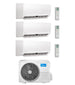 Midea Trial Split Inverter R-32 Xtreme Pro Green Air Conditioner 9000+9000+12000 BTU With M3OA-27HFN8-Q Wi-Fi Included