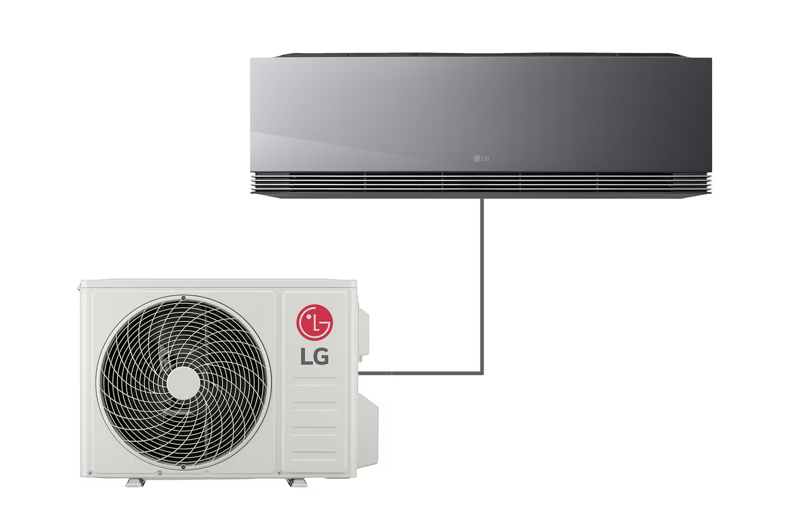 Condizionatore Climatizzatore LG Monosplit Inverter R-32 ARTCOOL Mirror Al Air 12000 BTU Wifi integrato AA12SP.NS1