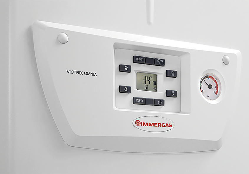 Immergas Victrix Omnia 25 Kw LPG Condensing Boiler Code 3.028358 - Complete with Flue Gas Exhaust Kit