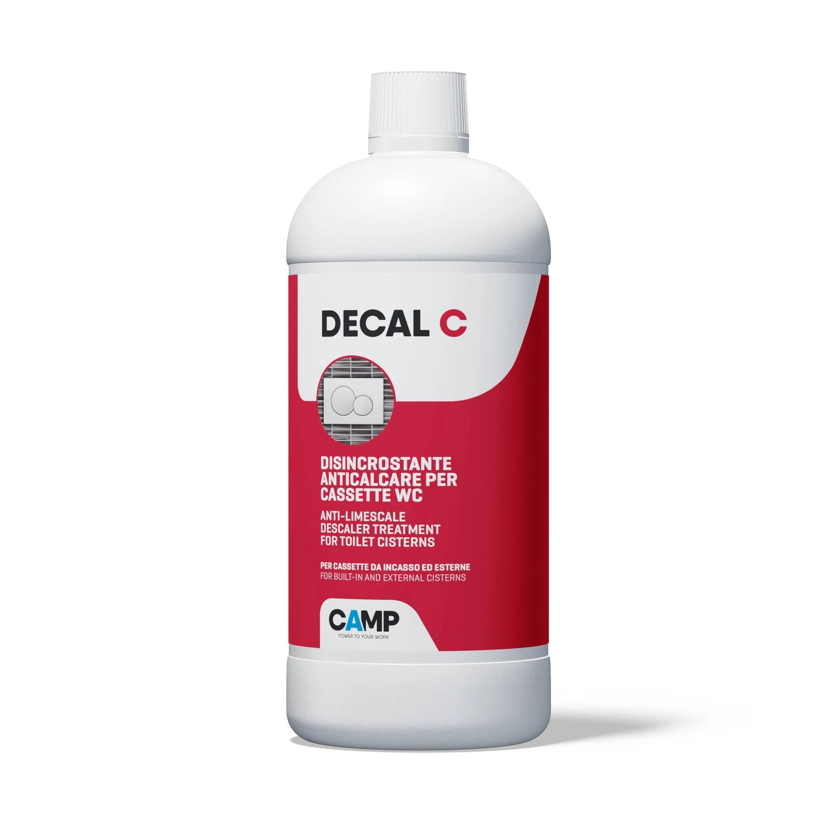 CAMP Decal C Descaler and Limescale Remover for Toilet Cistern - 1 Liter