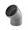Wavin 45° elbow with PP ED TECH connection available in various diameters