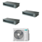 Climatiseur gainable Hisense Split Inverter 9000+9000+9000 (essai) avec 3AMW72U4RJC