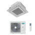 Condizionatore Climatizzatore Hisense Inverter Cassetta Round Flow 90x90 Monosplit R-32 36000 BTU AUC105UR4RKC8/AUW105U6RW8 Wi-Fi Optional - Comando Incluso