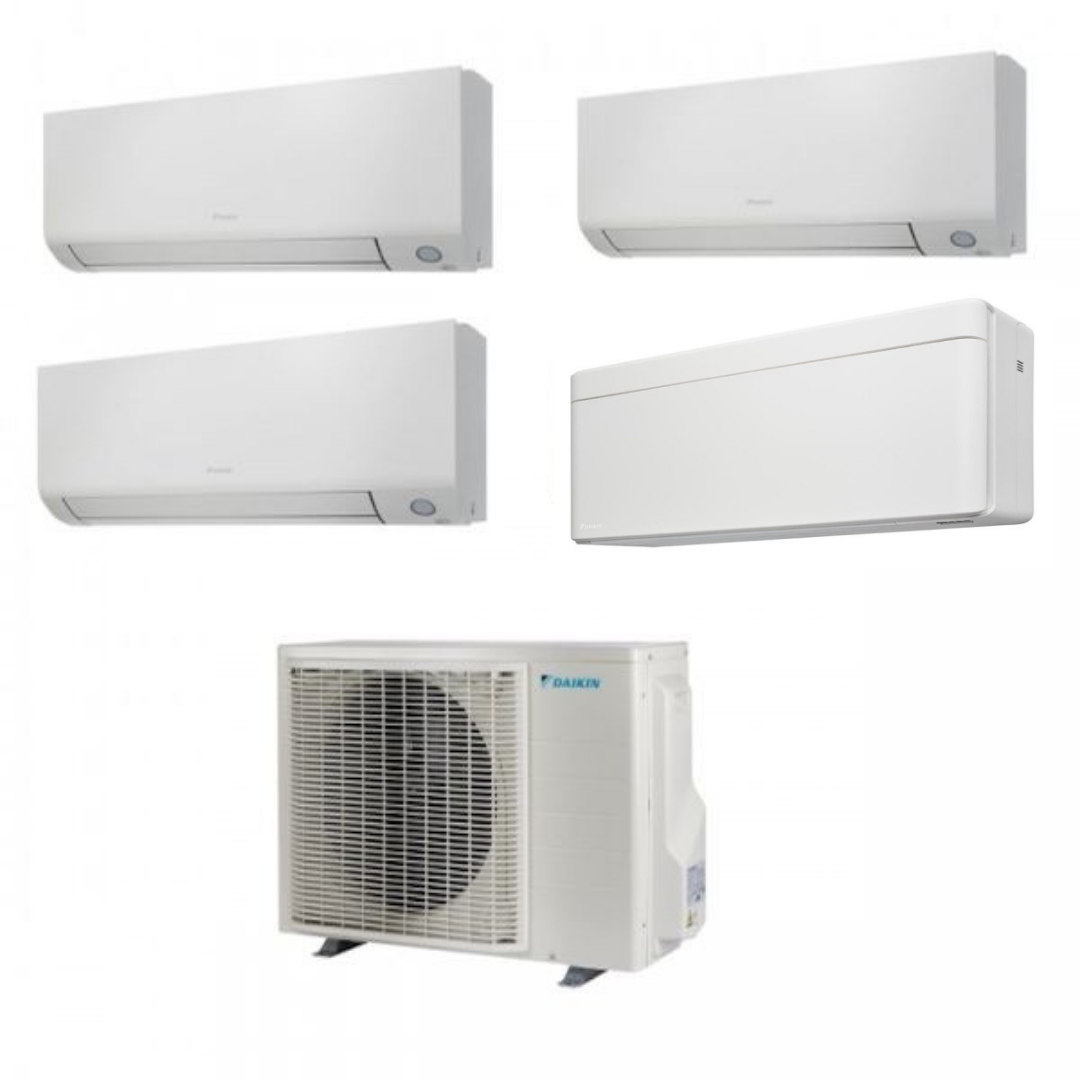 Daikin Perfera All Seasons Quadri Split Inverter R-32 Air Conditioner 7000+7000+9000+12000 with 4MXM68N/A9 Integrated Wi-Fi