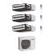 Climatiseur split gainable Mitsubishi Electric (essai) R-32 9000+9000+12000 BTU + MXZ-3F68VF avec Wi-Fi en option