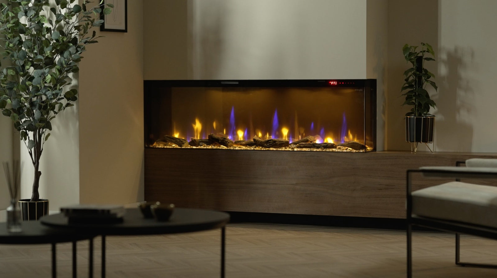 Camino Elettrico da Incasso MaisonFire Modello IGNITE BOLD 60 (157 cm)