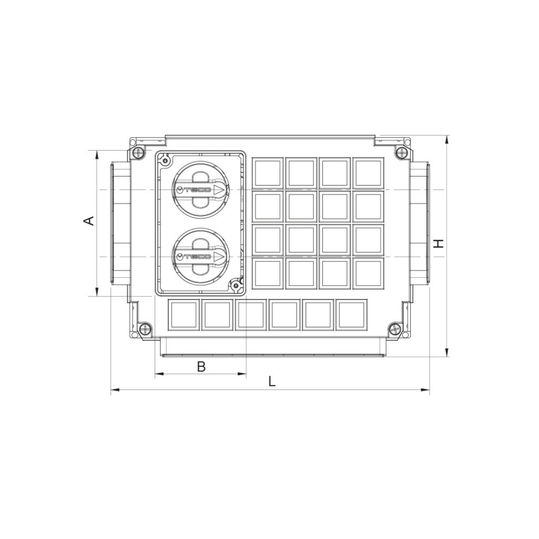 TECO Kit Collettore Sanitario Con Intercettazione Generale da Incasso Modello K4.2 - Cod. K402BF10100