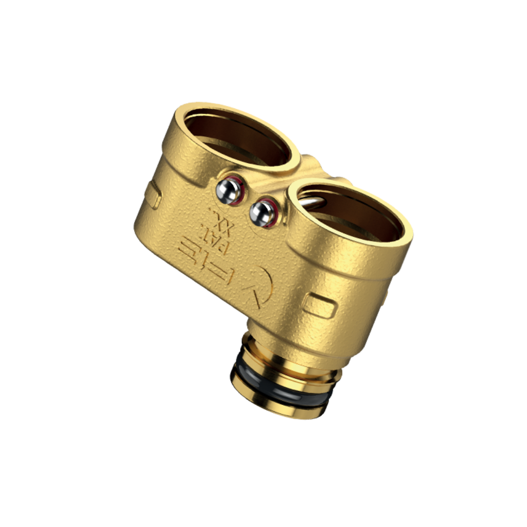 TECO Raccordi FASTEC Giunto Doppio Twin F/F/M - Cod. KA00F10001 (5 pz.)