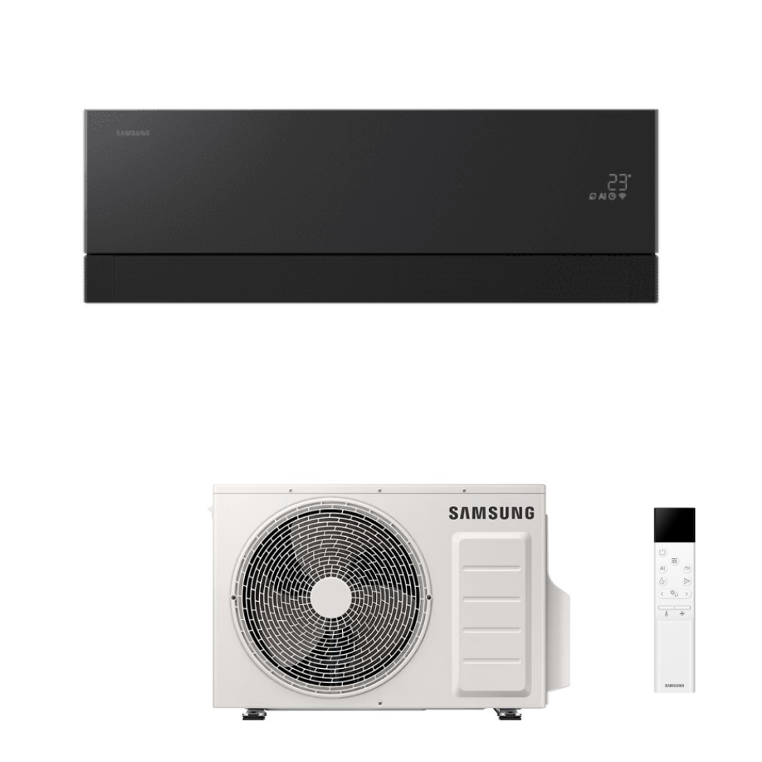 Condizionatore Climatizzatore Samsung Monosplit Inverter WindFree Première+ Plus R-32 9000 BTU Soapstone Charcoal - Wi-Fi Integrato