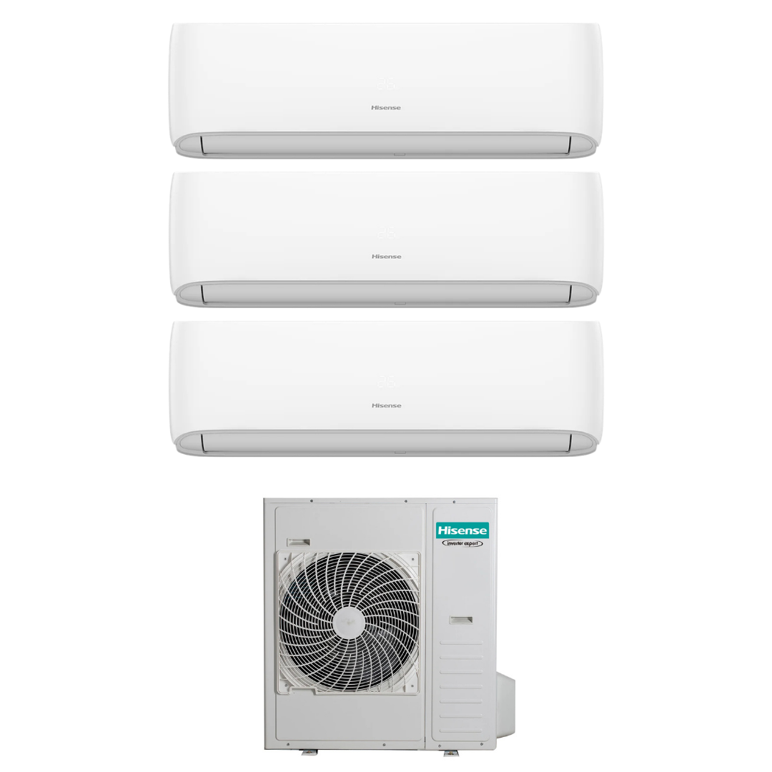 Hisense Trial Split Inverter R-32 Hi-Comfort 12000+18000+18000 Air Conditioner with 5AMW125U4RTA Integrated WiFi
