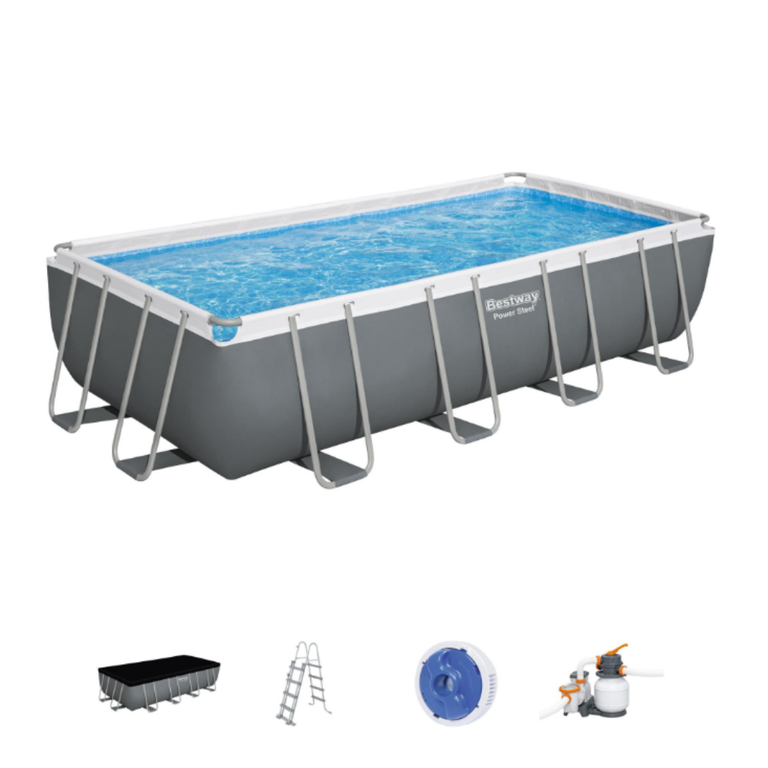 PISCINA BESTWAY POWER STEEL C/TELAIO 549X274X122H - Cod. 56466