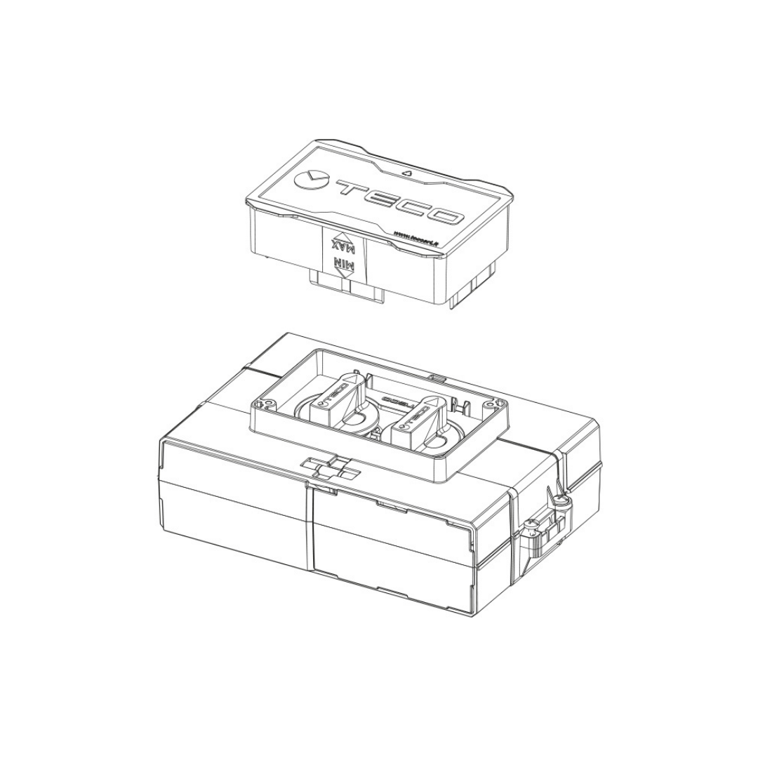 TECO Kit con Doppia Intercettazione Da Incasso Modello K4.0 - Varie Misure