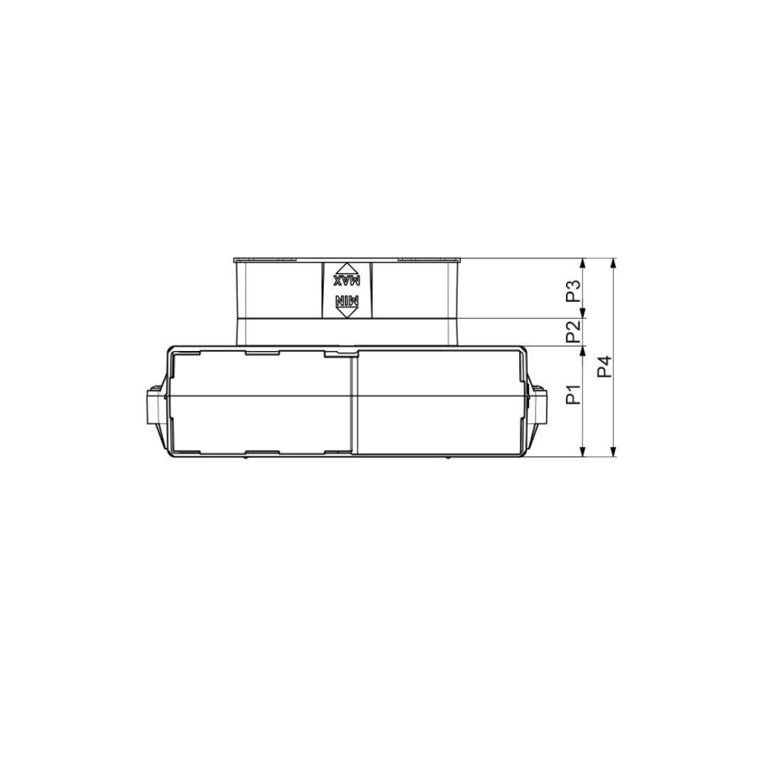 TECO Kit con Doppia Intercettazione Da Incasso Modello K4.0 - Varie Misure