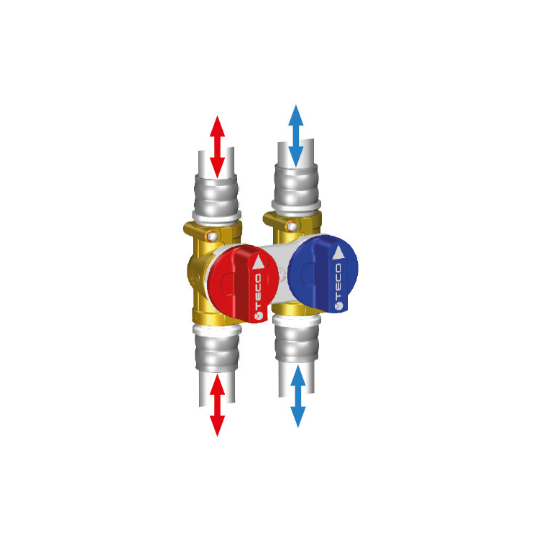 TECO Kit con Doppia Intercettazione Da Incasso Modello K4.0 - Varie Misure