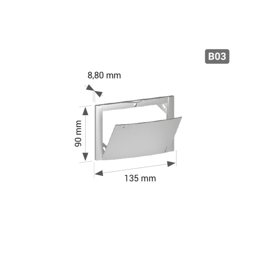 TECO B03 Placca di Copertura Sportello Magnetico Per K4.0, K4.1 e K4E - Vari Colori