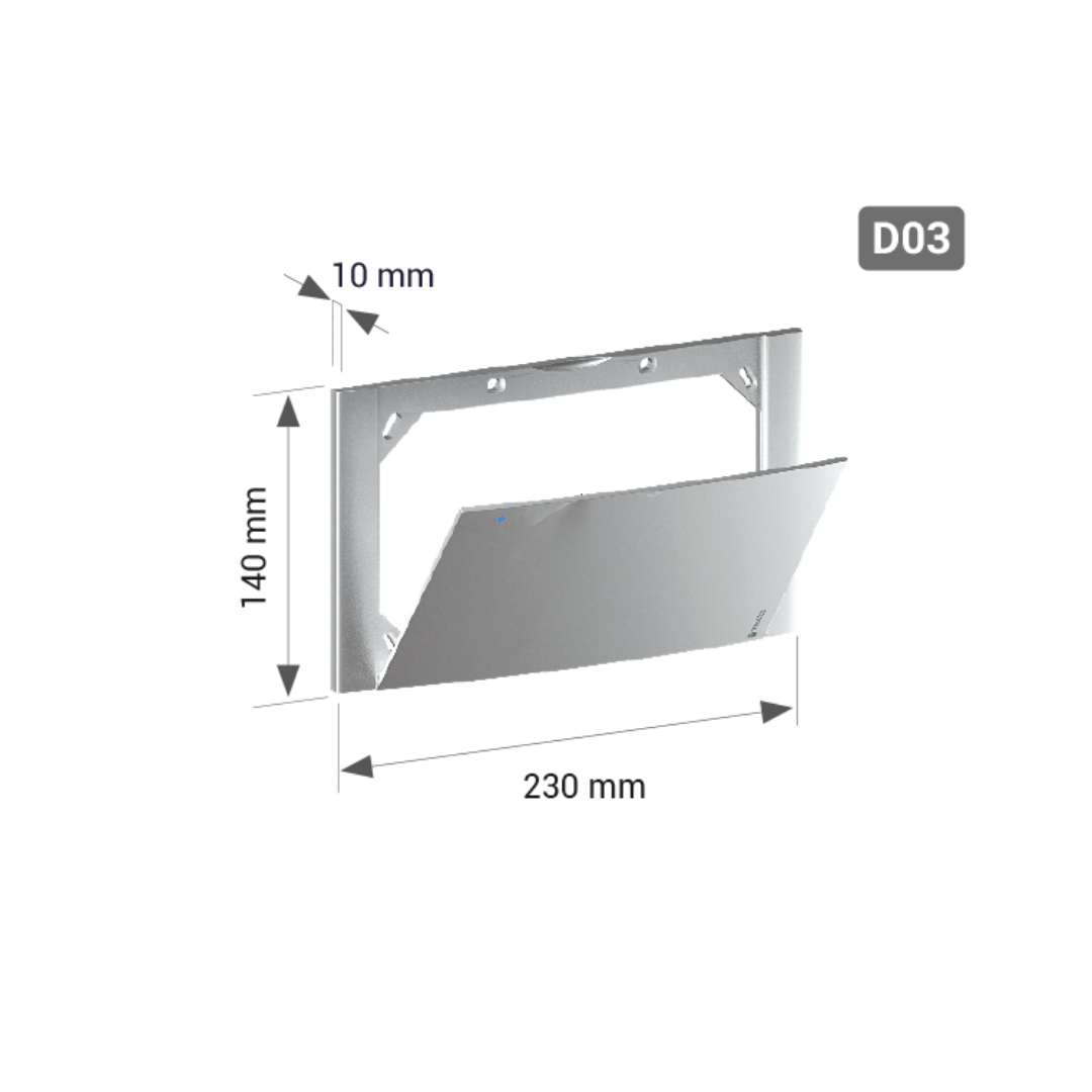 TECO D03 Placca di Copertura Sportello Magnetico Per K4.3 - Vari Colori