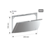 TECO E03 Placca di Copertura Sportello Magnetico Per K4.3 - Colore Bianco
