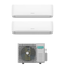 Condizionatore Climatizzatore Hisense Dual Split Inverter R-32 Hi-Comfort 12000+12000 BTU con 2AMW52U4RXC WiFi Integrato 12+12