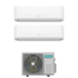 Condizionatore Climatizzatore Hisense Dual Split Inverter R-32 Hi-Comfort 12000+12000 BTU con 2AMW52U4RXC WiFi Integrato 12+12