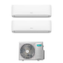 Condizionatore Climatizzatore Hisense Dual Split Inverter R-32 Hi-Comfort 7000+18000 Btu 3AMW72U4RJC WiFi Integrato 7+18