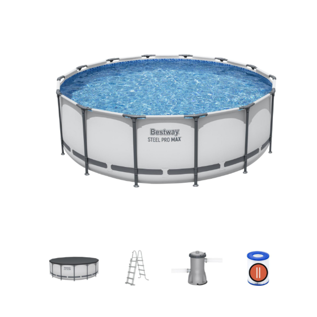 Piscine Bestway avec structure complète 427 x 122 cm (H) 5612 x