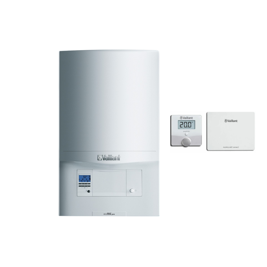 Vaillant Ecotec PRO VMW 236/5-3 23 KW Condensing Boiler Code 0010021995 - Complete with Flue Gas Exhaust Kit - ErP