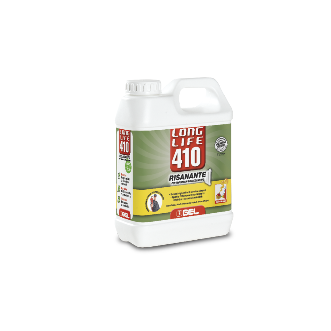 GEL Long Life 410 Risanante per Impianti Termici a Radiatori o Sottopavimento 1 Lt - Cod. 113.166.11