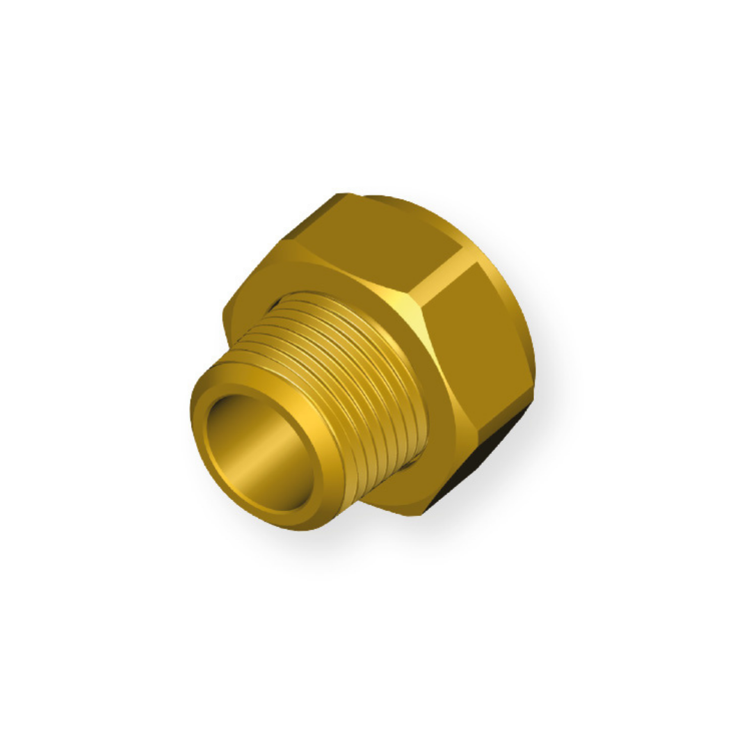 TECO Raccordi Filettati Tenuta Conica TC 3/4" - Cod. K0CF1201 (10 pz.)