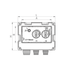 TECO Collettore Gas Multi-Intercettazione a Due Vie Modello K2.2 - Cod. K202CC10100