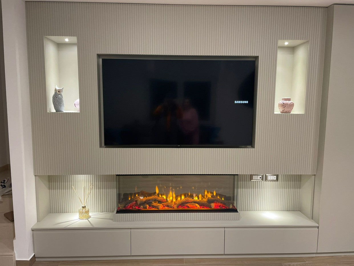 Camino Elettrico da Incasso MaisonFire Modello LEPIAKI 150