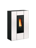 Stufa A Pellet La Nordica Extraflame Modello MARILENA PLUS CRYSTAL 5.0 Da 8 kW Colore Bianco