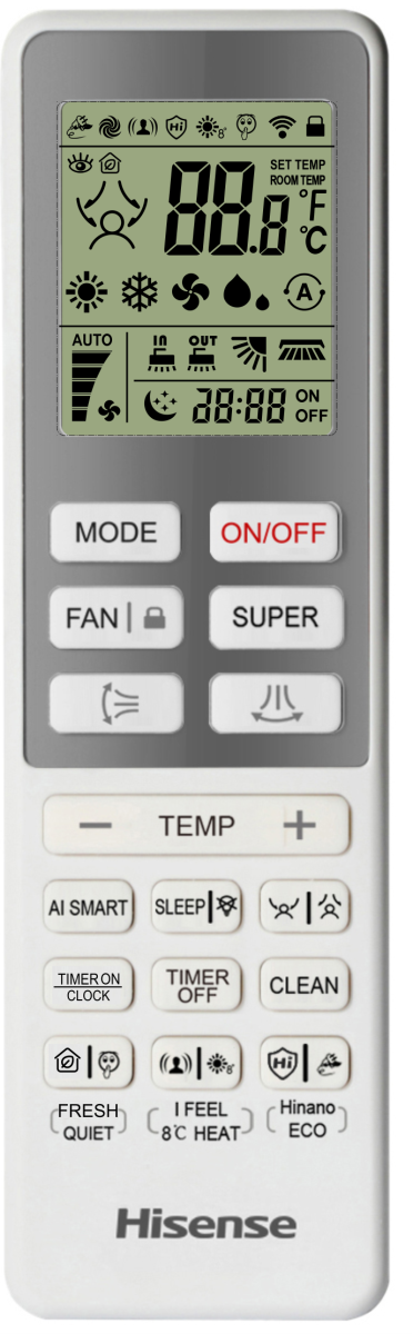 Hisense Hi-Comfort 9000 BTU Wall-Mounted Indoor Unit with Wi-Fi