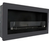 TECNOAIR SYSTEM Camino a Bioetanolo Ruby Da Parete Modello VERONA Da 3,0 kW - Colore Nero - COD. 573