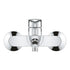 Grohe BauEdge Single-Lever Mixer Tap for Bath or Shower with 1/2" Hose Connection, Code 23561000