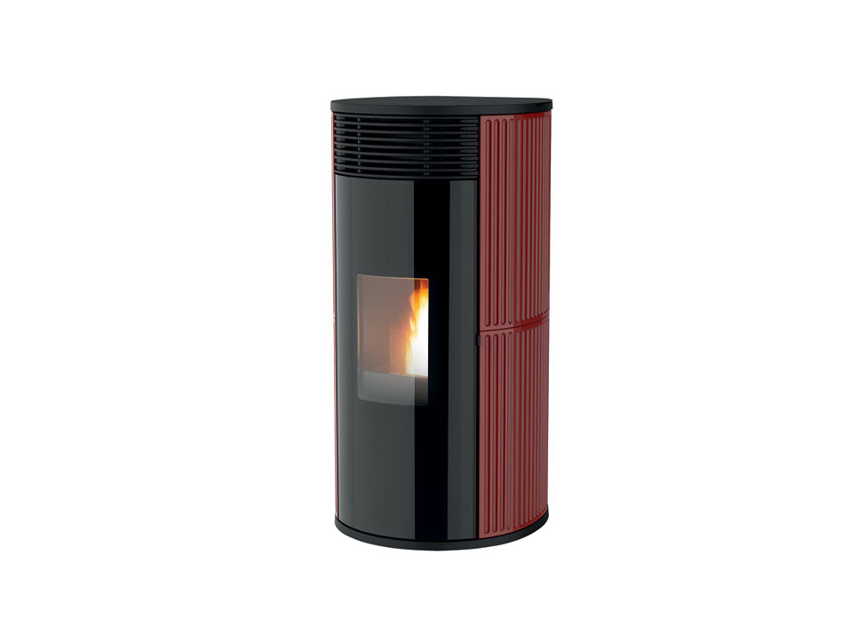 Stufa a Pellet Tonda MCZ Pad Hydromatic 24 R Maestro Plus Da 24 Kw Vari Colori