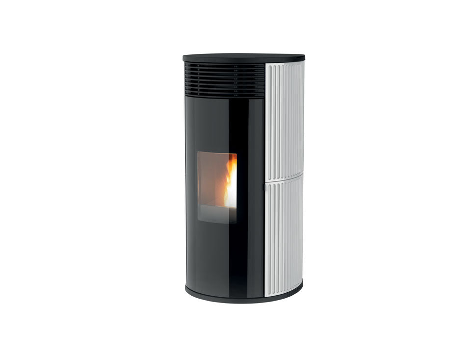 Stufa a Pellet Tonda MCZ Pad Hydromatic 24 R Maestro Plus Da 24 Kw Vari Colori