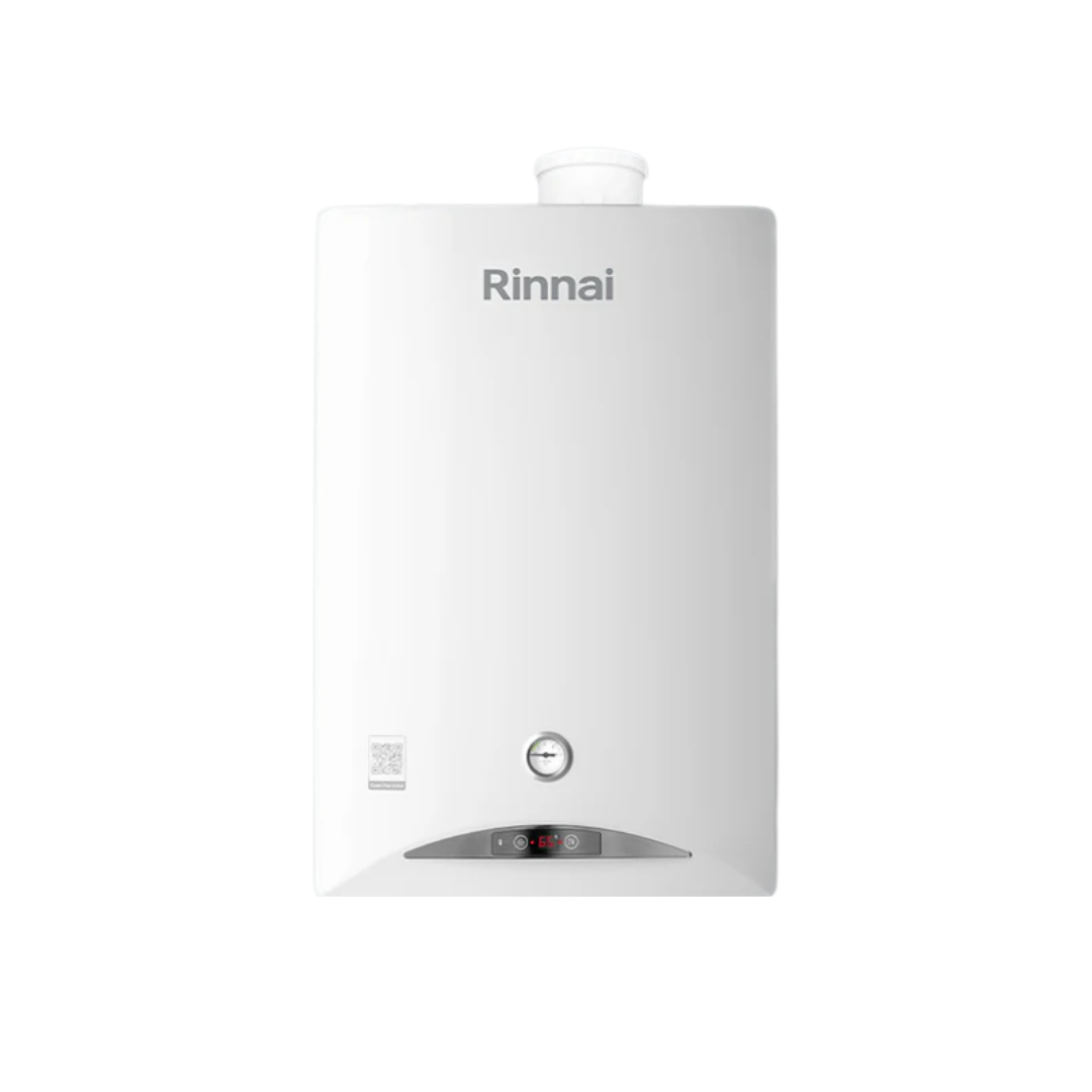 Rinnai Zen 24 Kw Low Nox LPG Condensing Boiler Code REB-KBI2424FF-LPG - Integrated Wi-Fi and Neutralizer - Complete with Flue Gas Exhaust Kit