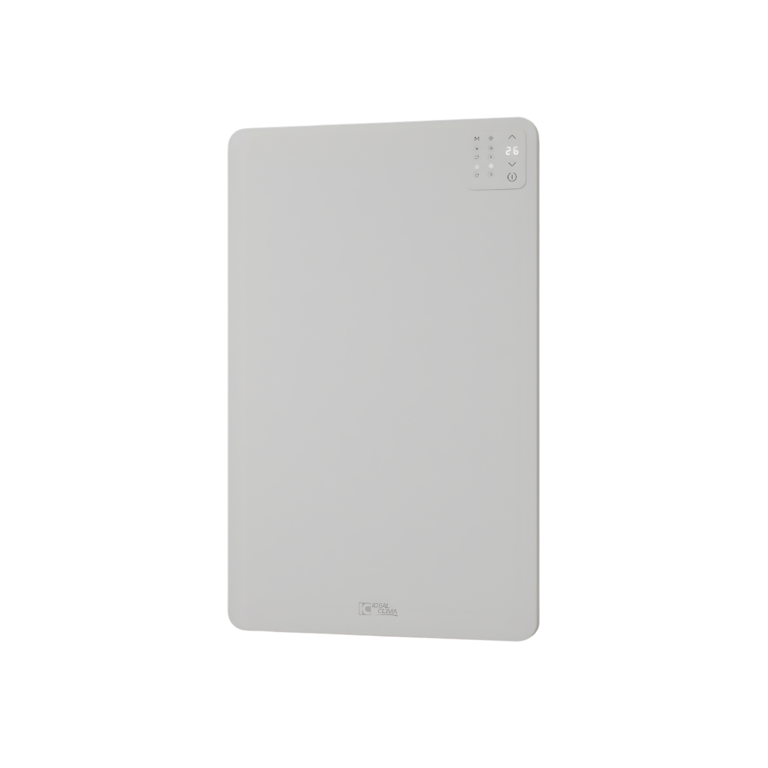 Ideal Clima Hydronic Terminal Model Yoga 350 Thickness 9 cm Code TYG03D - Optional Wi-Fi and On-Board Control Included (Towel Holder Not Included)