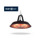 TECNO AIR SYSTEM Ruby Patio RG1500-AP Infrared Pendant Heater - Black