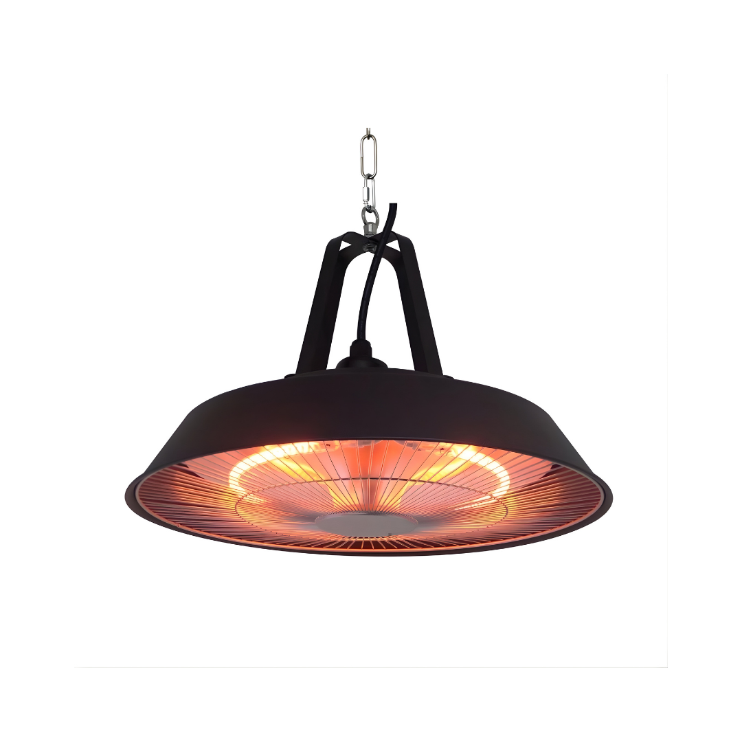 TECNO AIR SYSTEM Ruby Patio RG1500-AP Infrared Pendant Heater - Black
