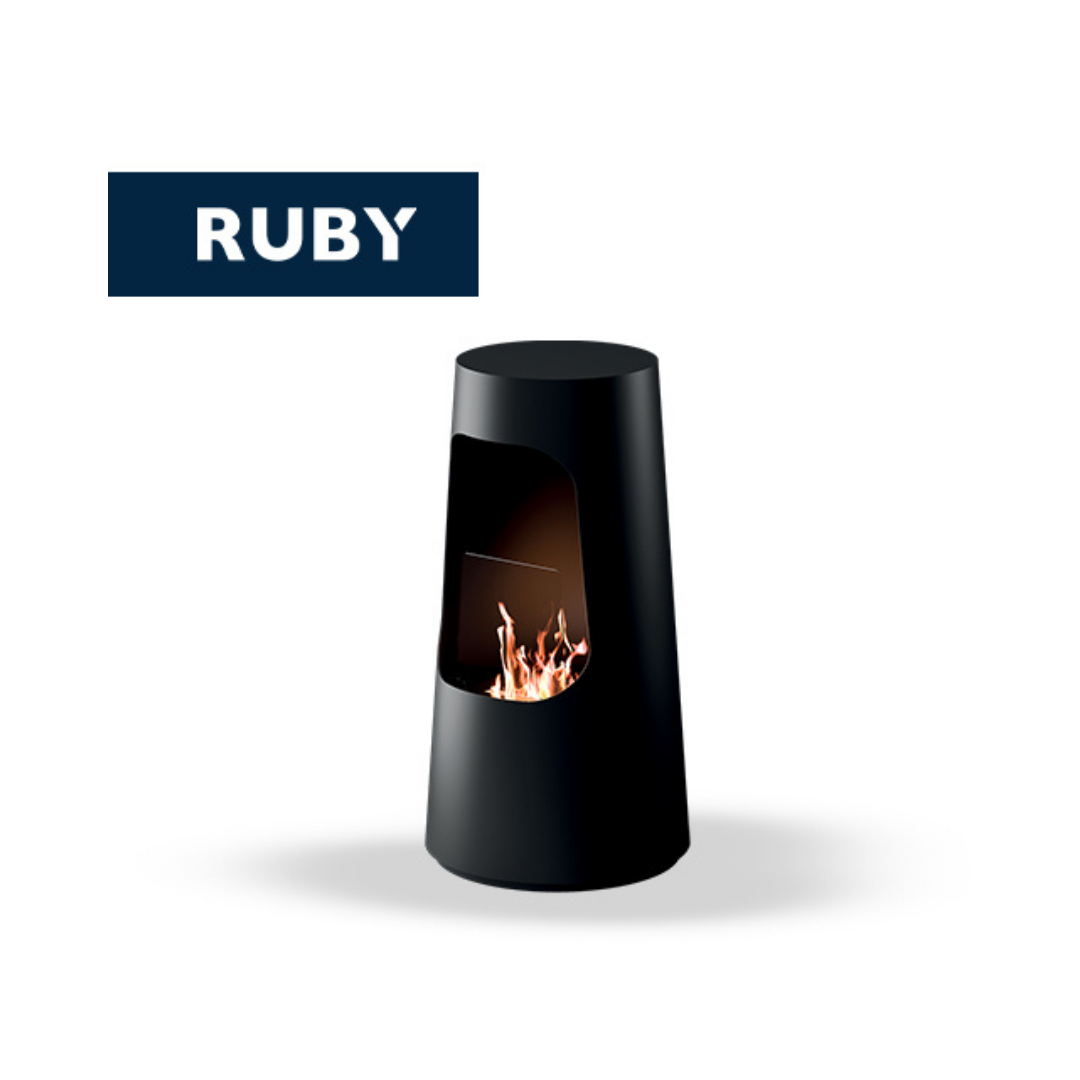 TECNOAIR SYSTEM Camino a Bioetanolo Ruby da Pavimento Modello DUBAI Da 2,5 kW - Vari Colori