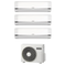 Condizionatore Climatizzatore Hitachi Trial Split Inverter AirHome 800 9000+9000+12000 BTU Con RAM-G68N3HAE Wi-Fi Integrato 9+9+12