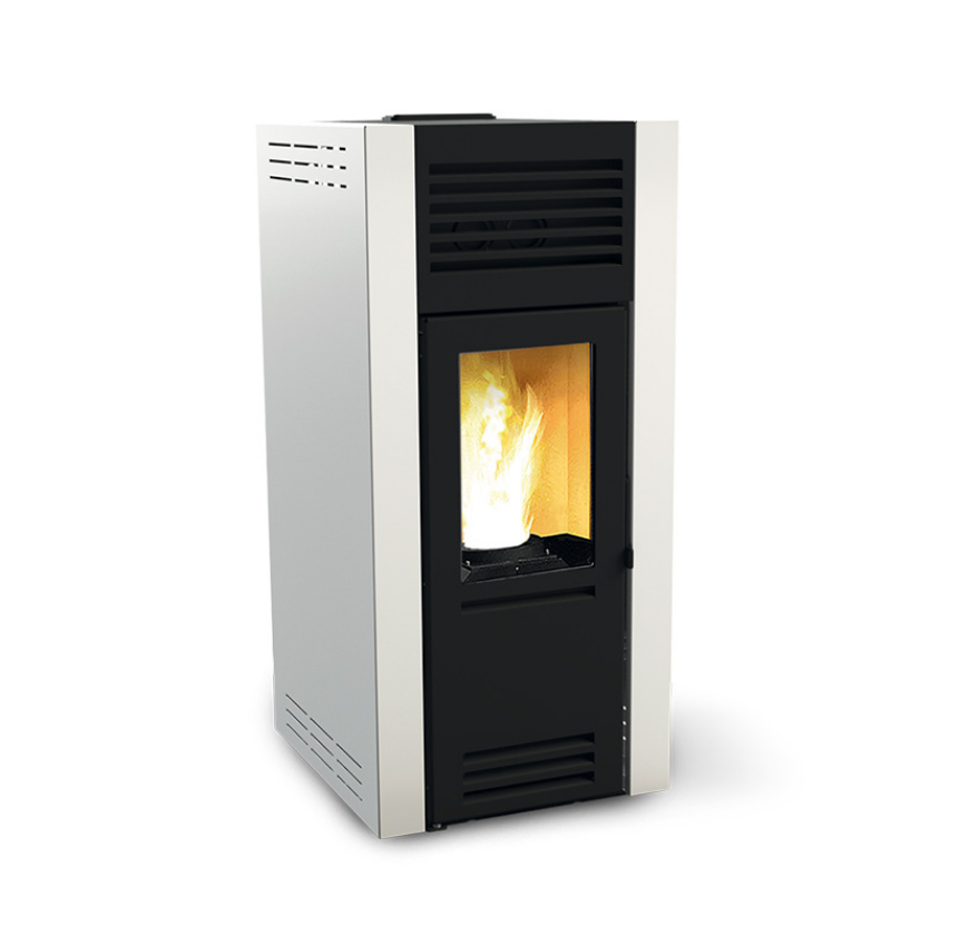 Stufa a Pellet ad Aria CARINCI Air 100 Da 10,1 Kw Vari Colori