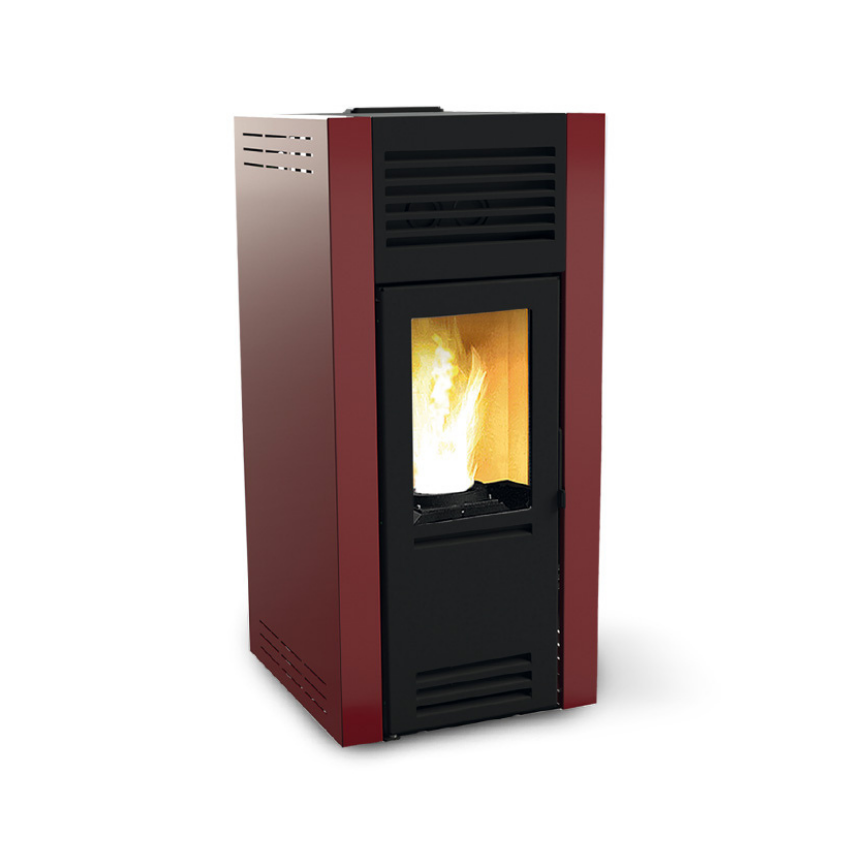 Stufa a Pellet ad Aria CARINCI Air 100 Da 10,1 Kw Vari Colori